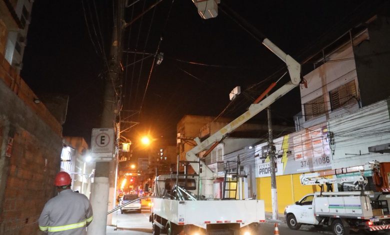 Novas luminárias em LED no Centro e na Região Oceânica