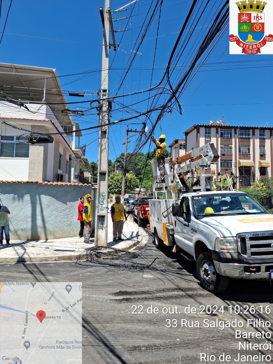 Seconser intensificou este ano retirada de fiação irregular na cidade