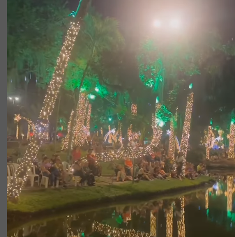 Decoração de Natal do Campo de São Bento vai até o dia 20 de janeiro