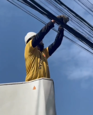 Caça-Fios e Cidade Limpa  chegam ao bairro de Santo Antônio, na Região Oceânica