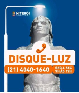 O número do Disque-Luz mudou: Agora é 4040-1640